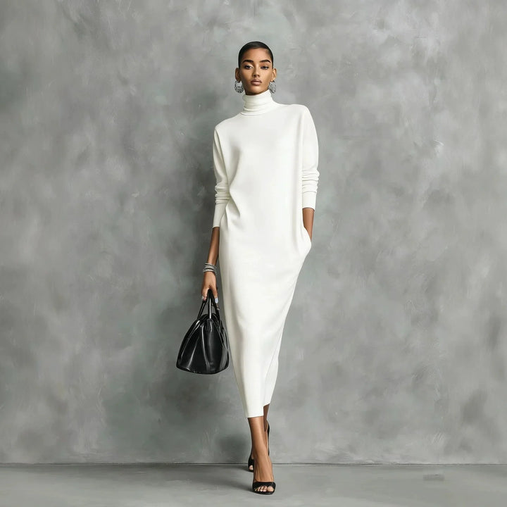 Soraya Relaxed Fit Turtleneck Dress