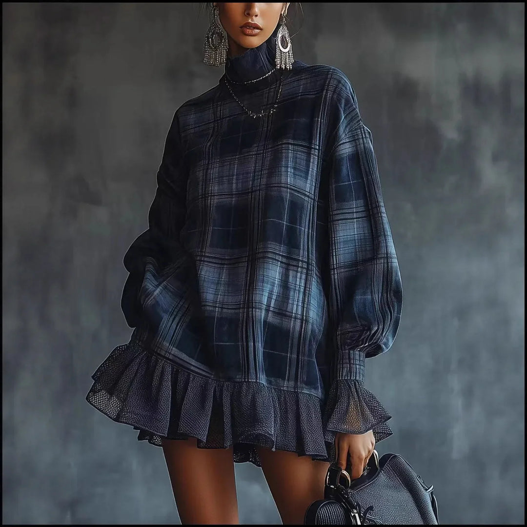 Beatrix Lantern Sleeve Mini Dress