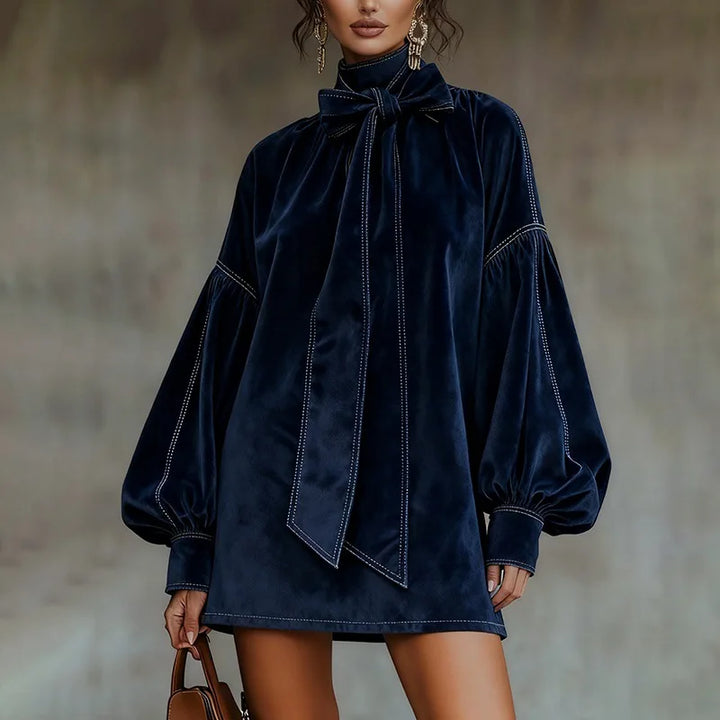 Palisade Bow Tie Mini Dress