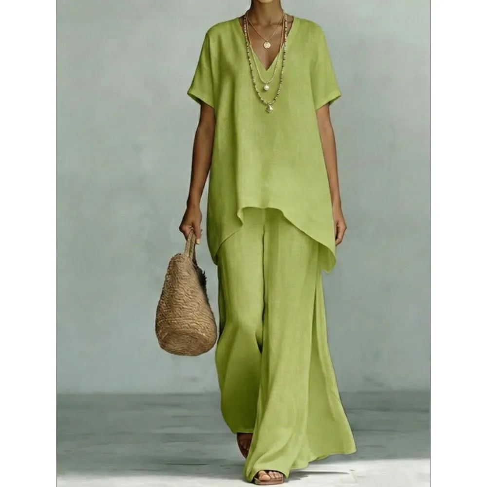 Lilian Linen Two Piece Set