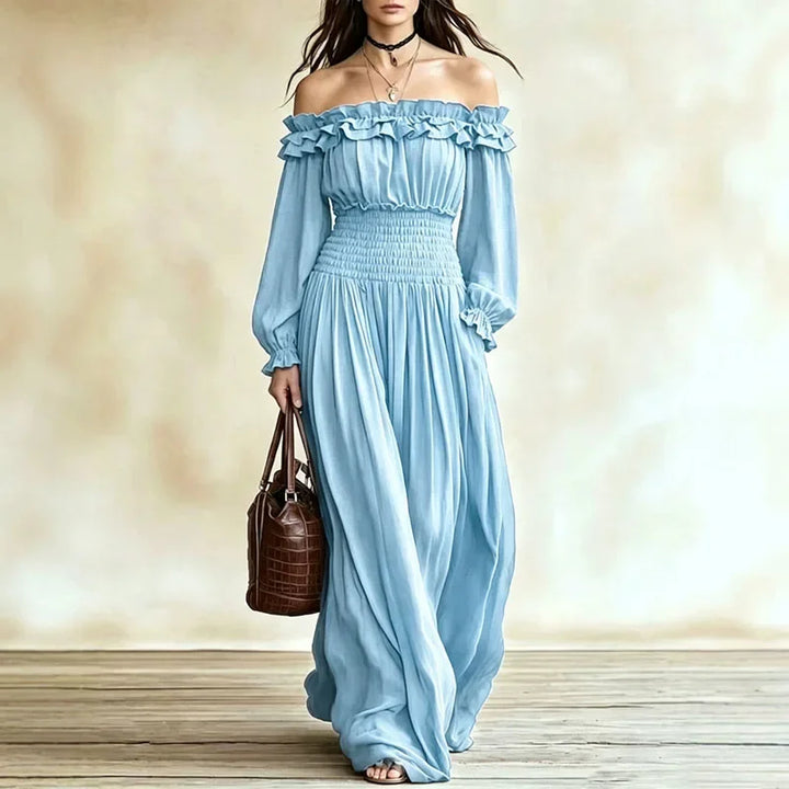 Calista Off Shoulder Maxi Dress