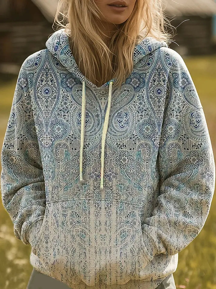 Sunniva Bohemian Print Hoodie