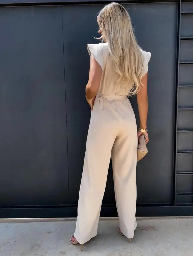 Tatiana Elegant Wide Leg Jumpsuit