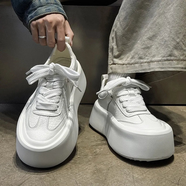 Raven Wide Lace Platform Sneakers
