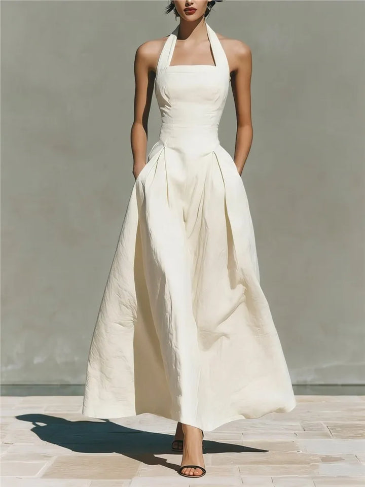 Antonio A Line Flowy Maxi Dress