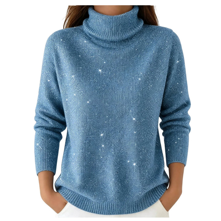 Noelani Turtleneck Shimmer Sweater
