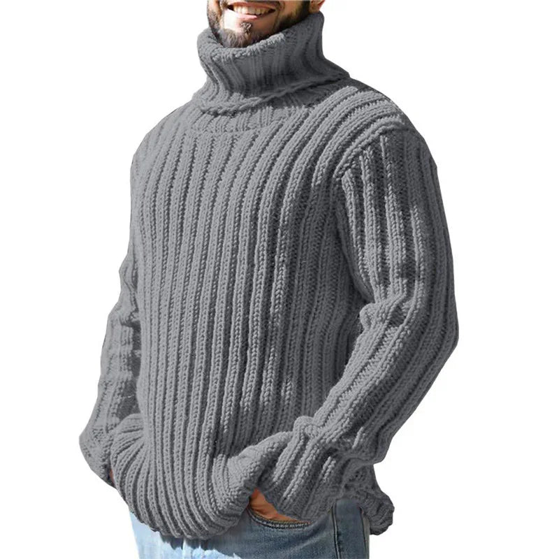 Desmond Ribbed Turtleneck Sweater