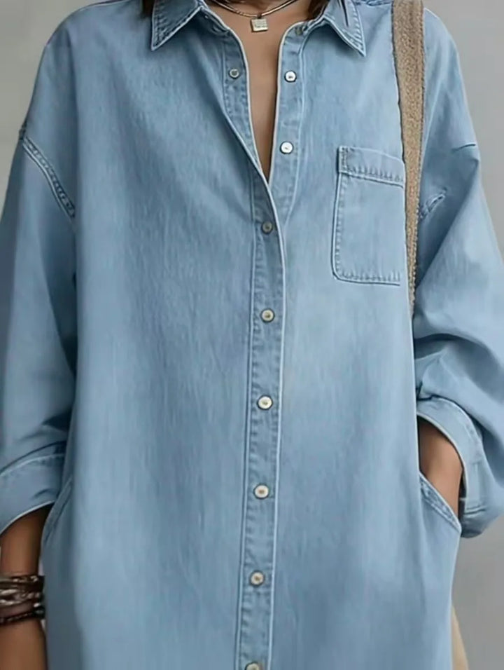 Tressa Relaxed Button Dress