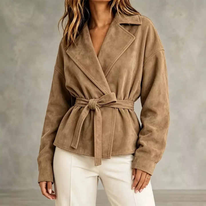 Dahlia Lapel Wrap Jacket