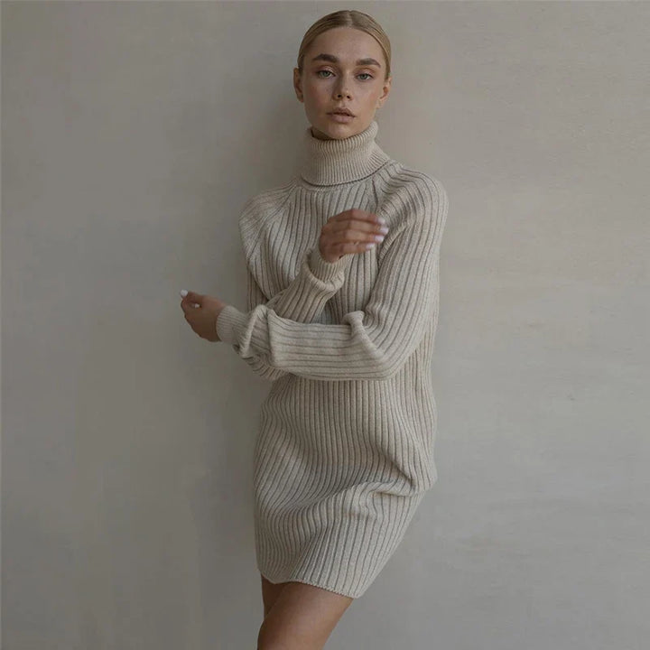 Vesper High Neck Sweater Dress