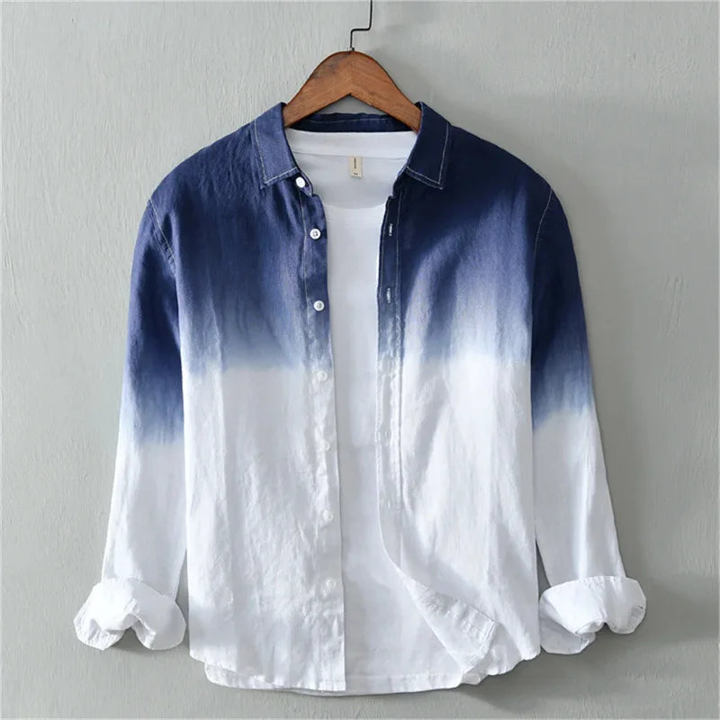 Ethan Ombre Button Front Shirt