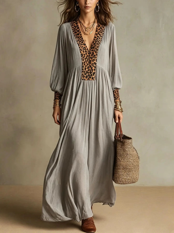 Cariselle Leopard Maxi Dress