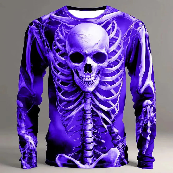 Axen Halloween Skeleton Shirt