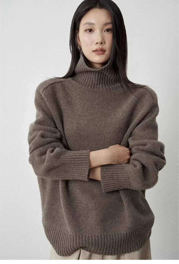 Linnea Turtleneck Wool Sweater