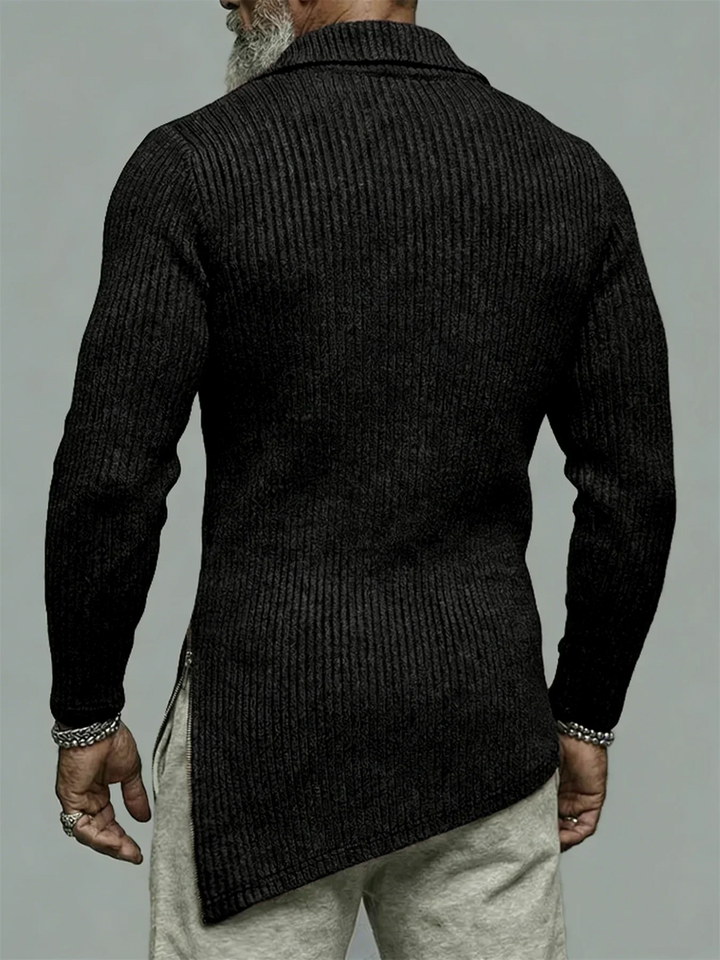Crismon Quater Zip Knit Sweater