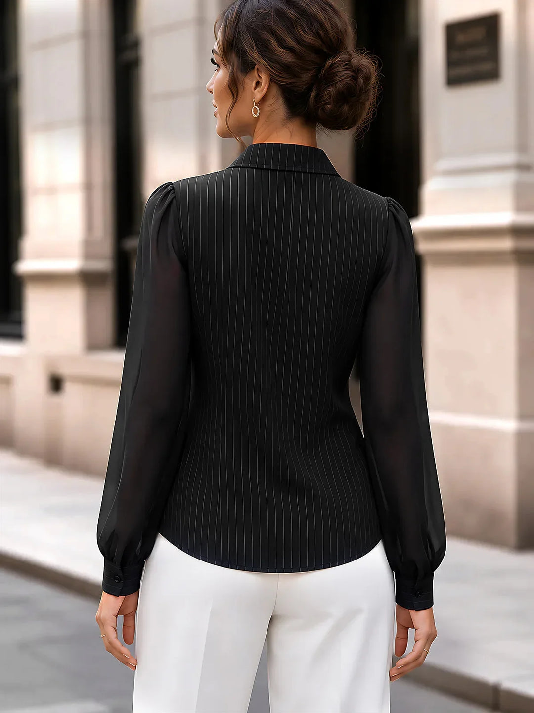 Odalys Belted Waist Blouse