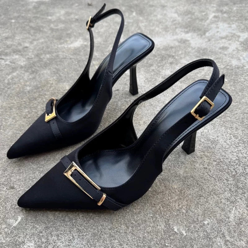 Avenelle Pointed Slingback Heels