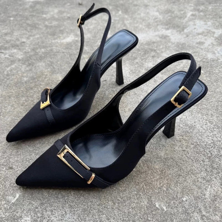 Avenelle Pointed Slingback Heels