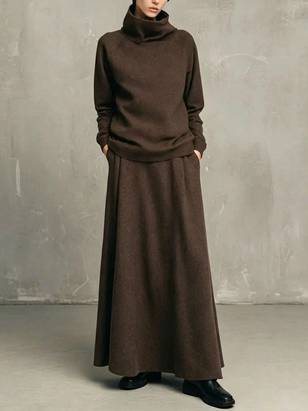 Sabinelle Funnel Neck Two Piece Set