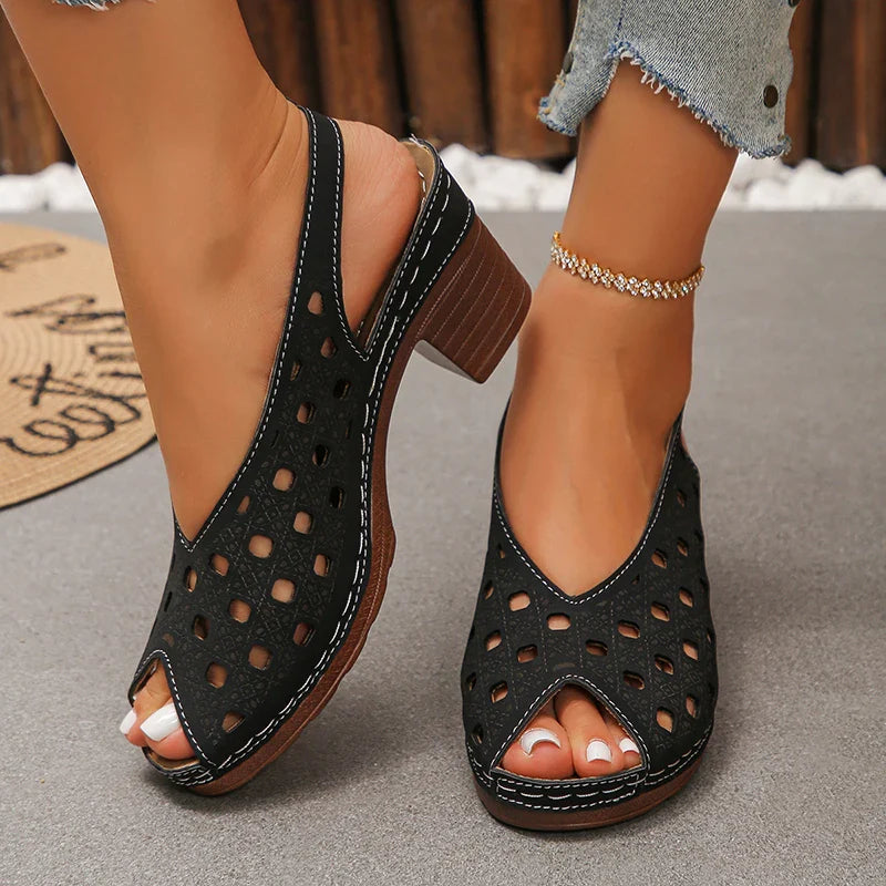 Isolene Orthopedic Peep Toe Sandals
