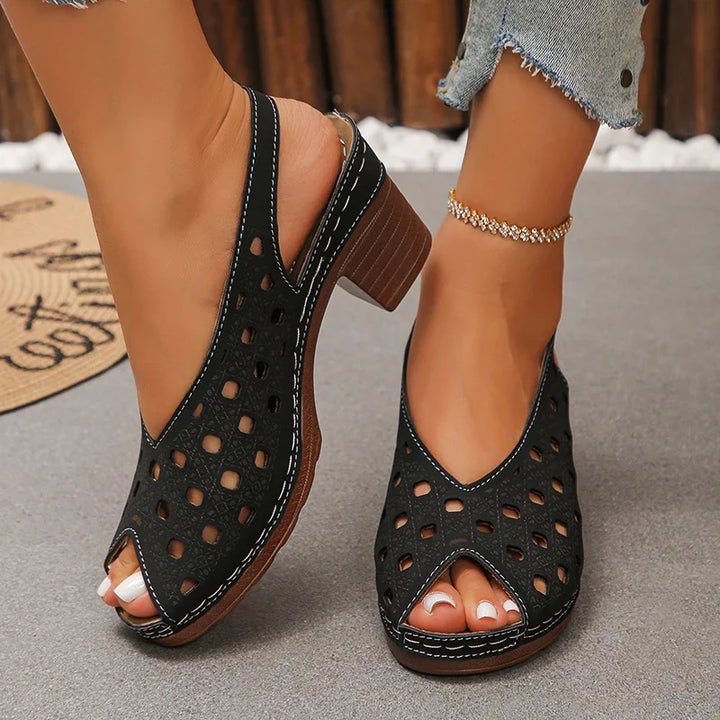 Isolene Orthopedic Peep Toe Sandals