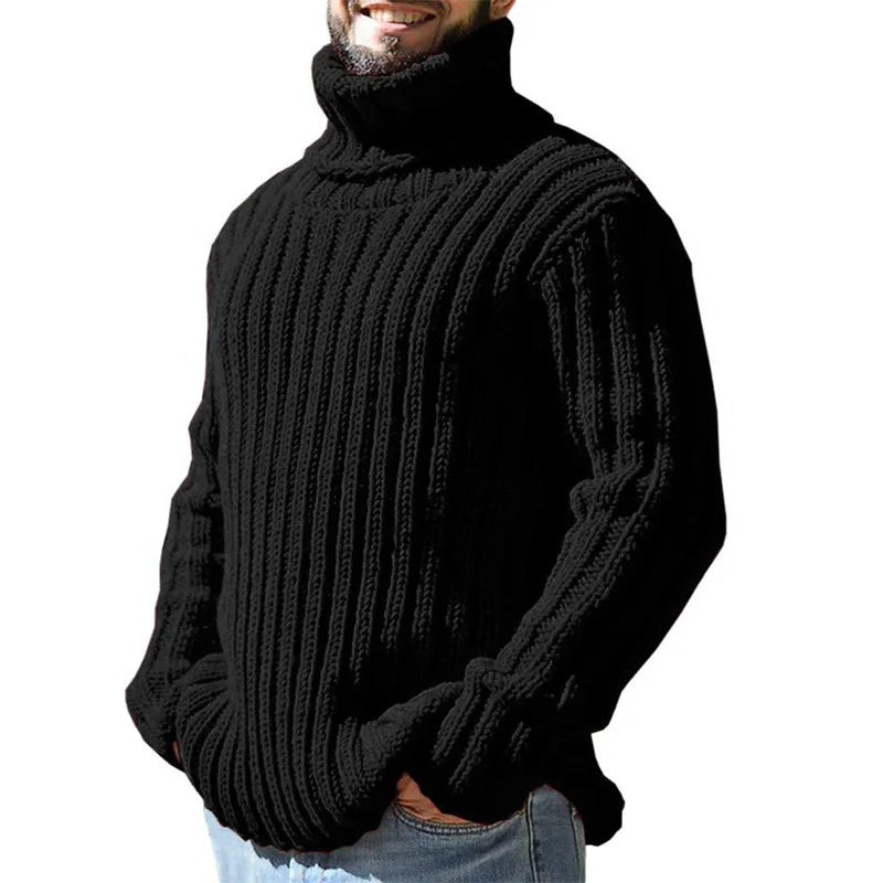 Desmond Ribbed Turtleneck Sweater