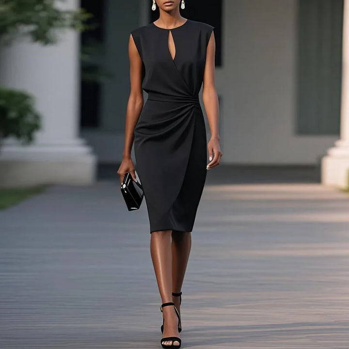 Roselyn Ruched Sophisticated Dress