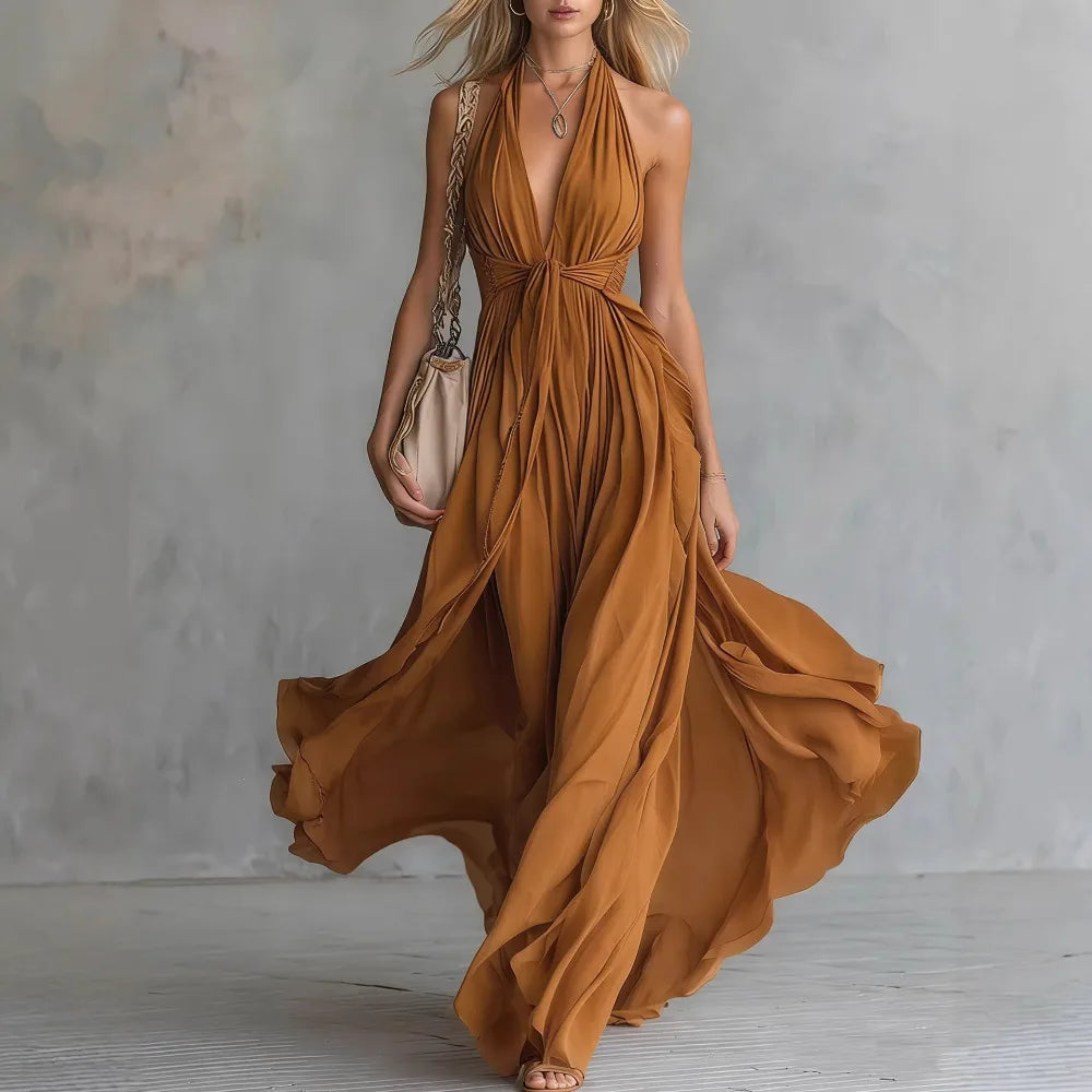 Cecilia Flowy Evening Dress