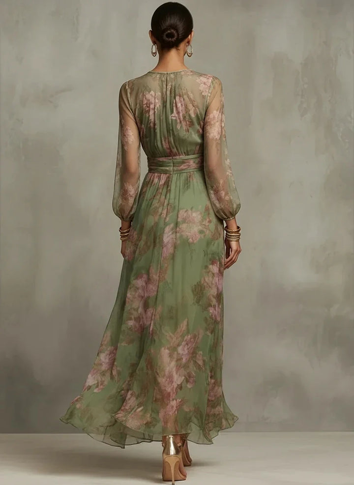 Ysolde Ruched Waist Maxi Dress