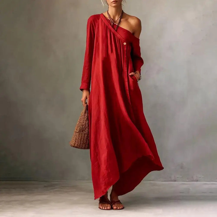 Calyra One Shoulder Maxi Dress