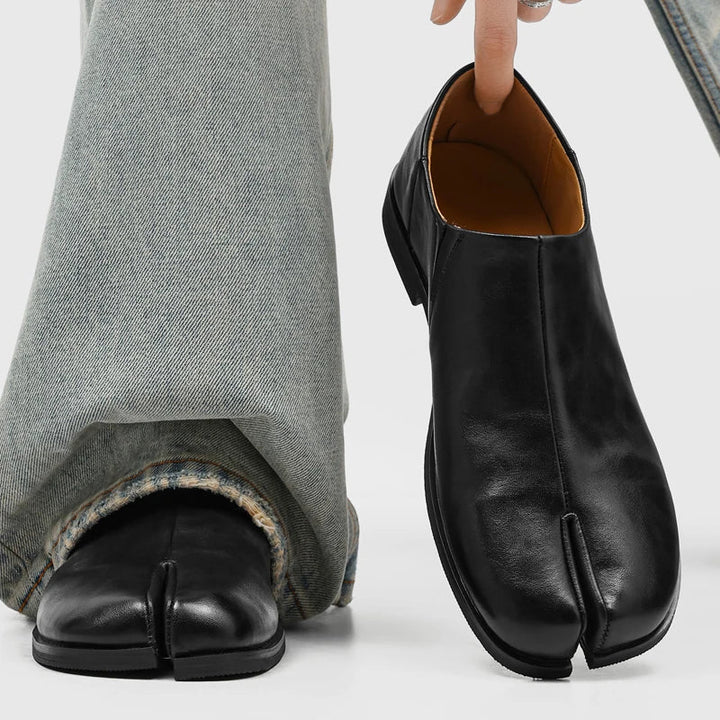Callum Leather Tabi Loafers