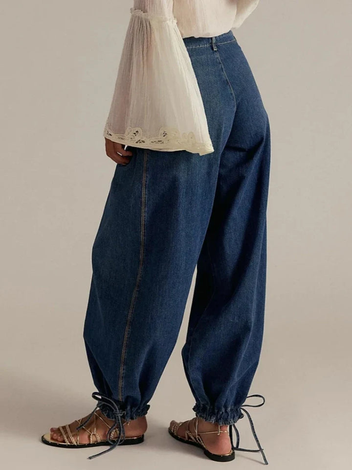 Wyonna Adjustable Cuff Denim Jeans