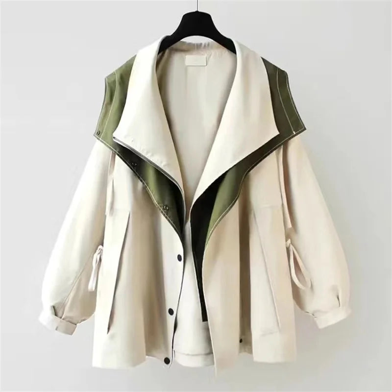 Winona Contrast Collar Trench