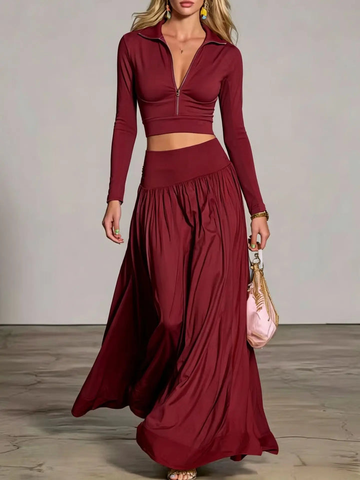Neoma Relaxed Flowy Skirt Set