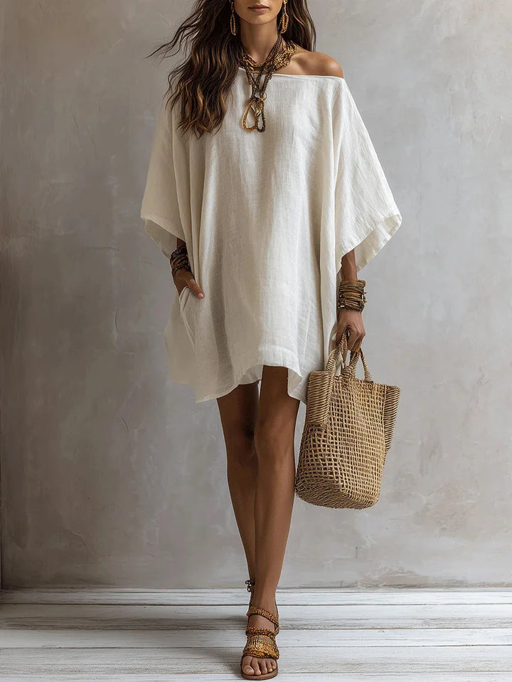 Evania Batwing Sleeve Mini Dress