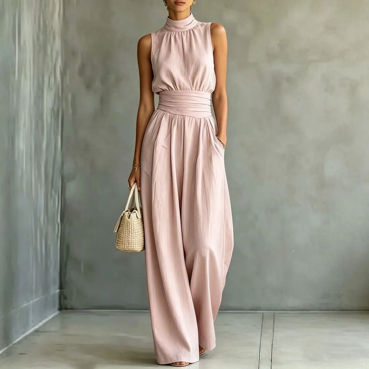 Kayla Sleeveless Wide Leg Jumpsuit
