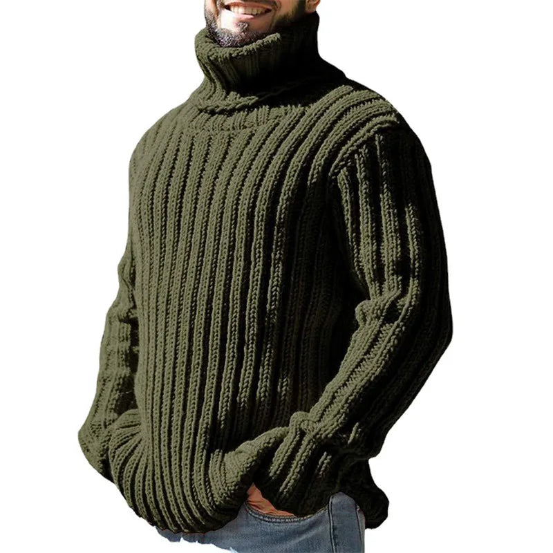 Desmond Ribbed Turtleneck Sweater