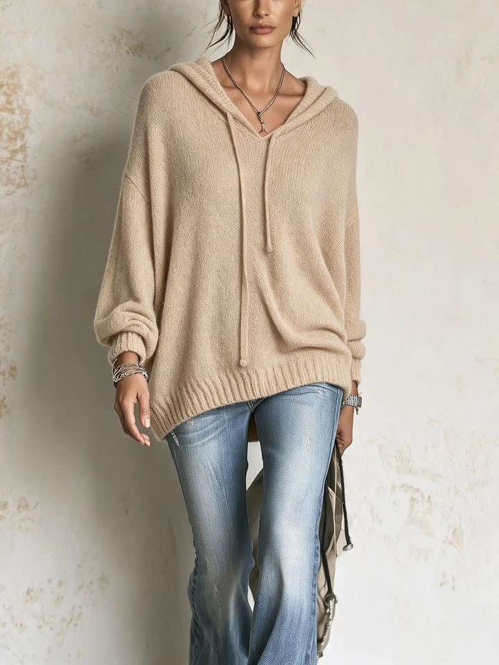 Ophelia Drawstring Hood Sweater