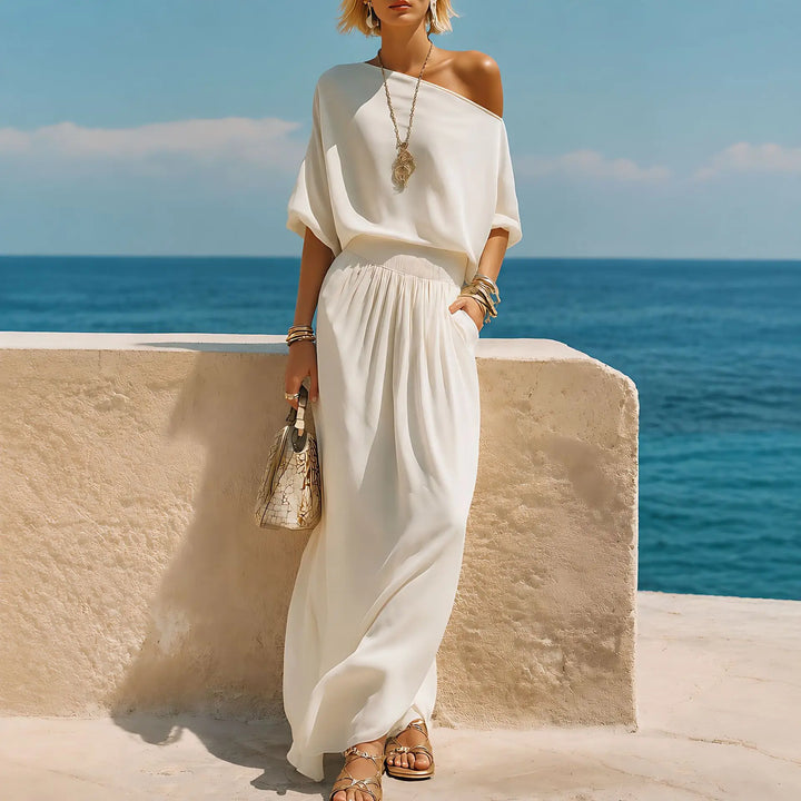Arlette Off Shoulder Maxi Skirt Set