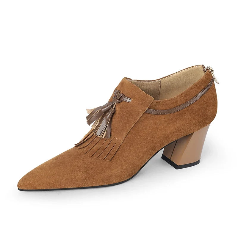 Emmeline Fringe Tassel Pumps
