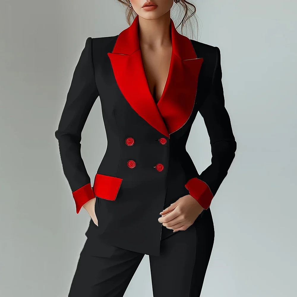 Teagan Contrast Lapel Blazer