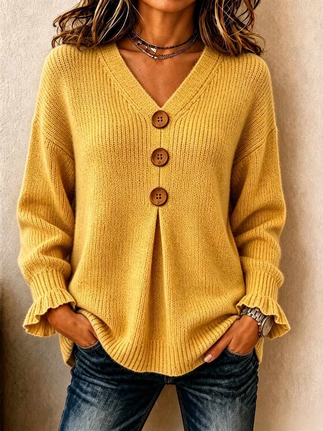 Margot Button Front Sweater
