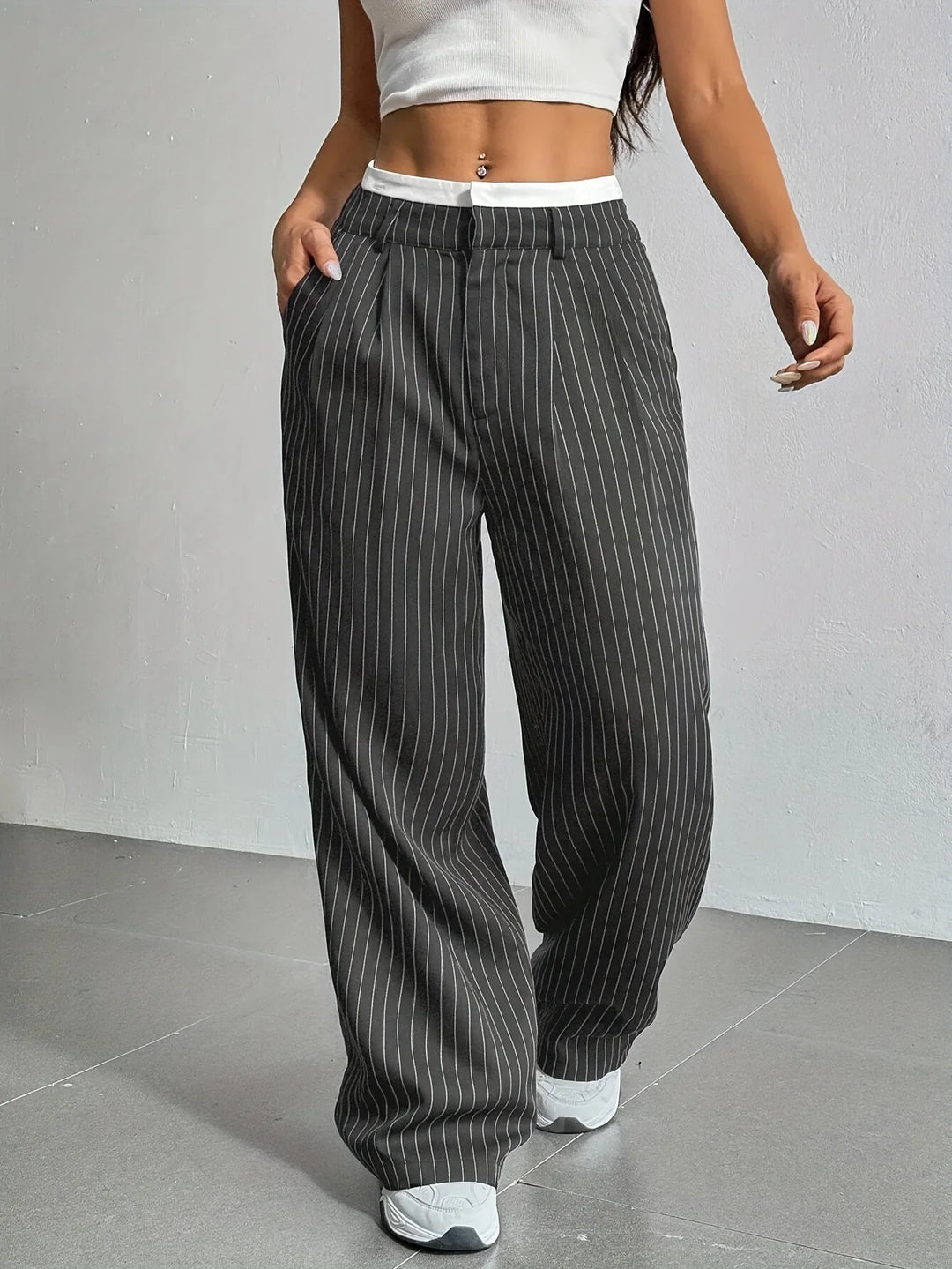 Sutton Classic Striped Pants
