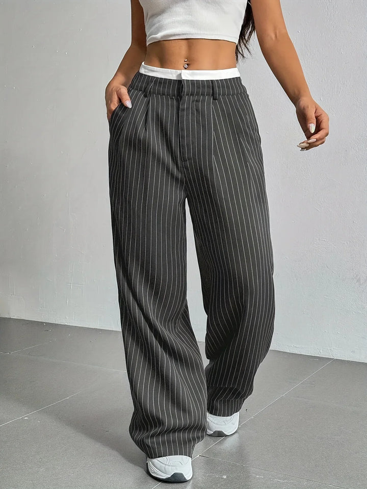Sutton Classic Striped Pants