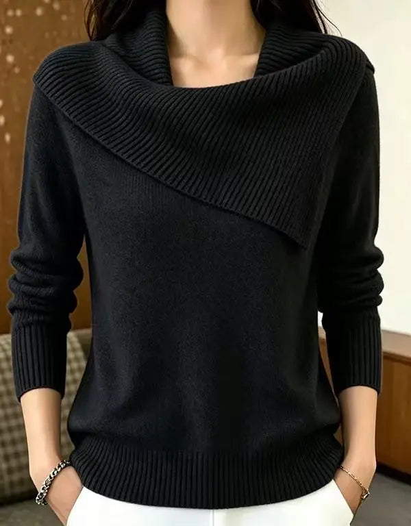 Josephine Foldover Collar Sweater