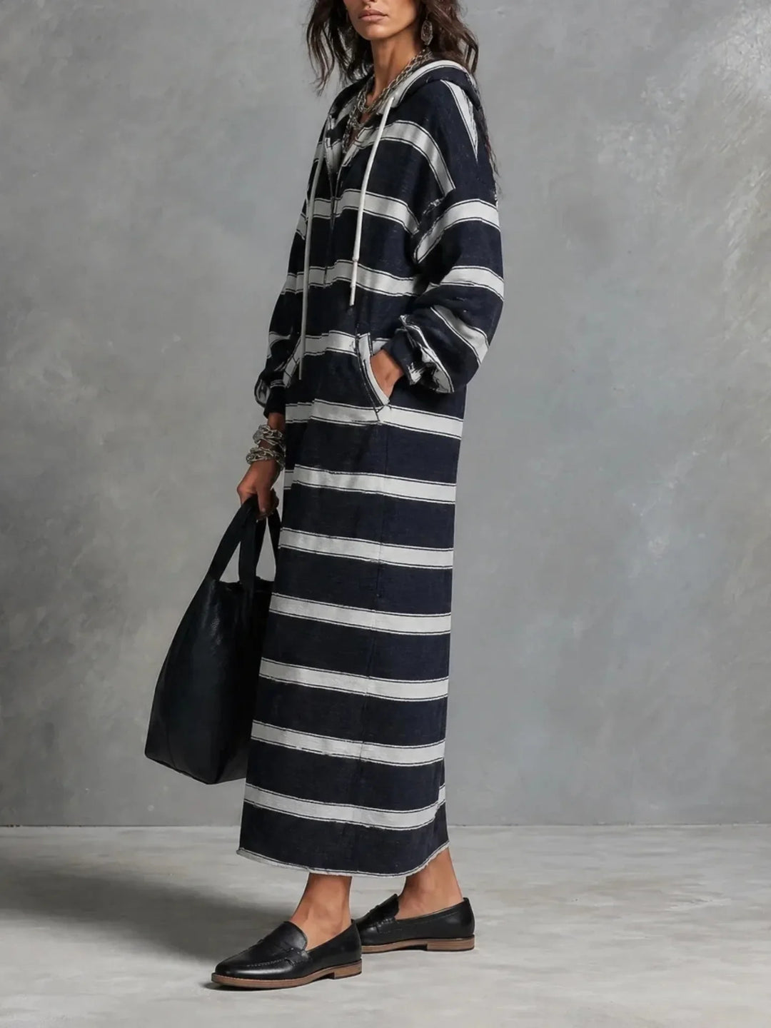 Elowen Half Zip Hoodie Dress