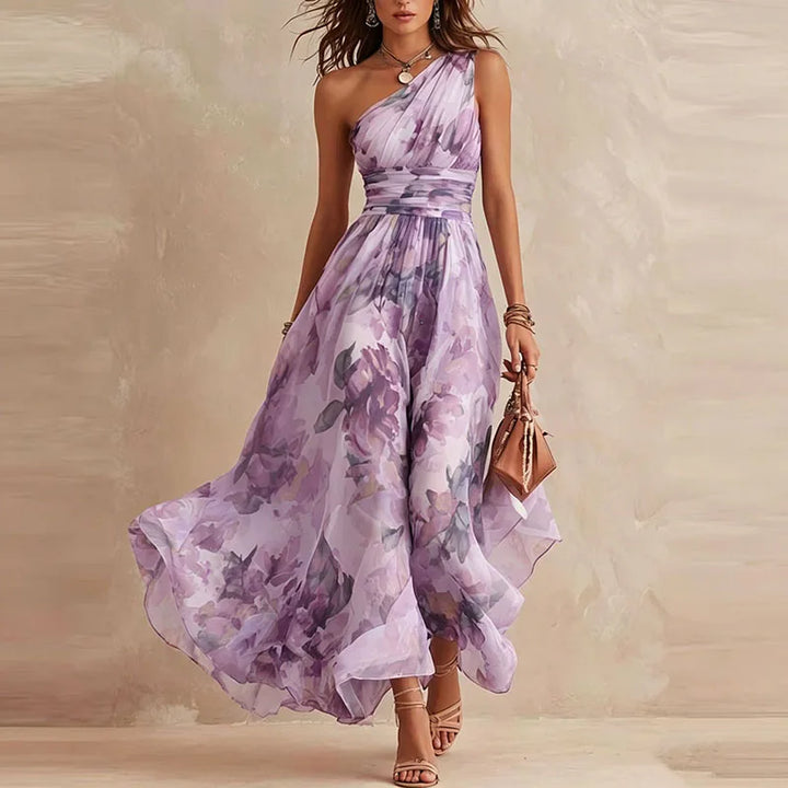 Liora One Shoulder Maxi Dress