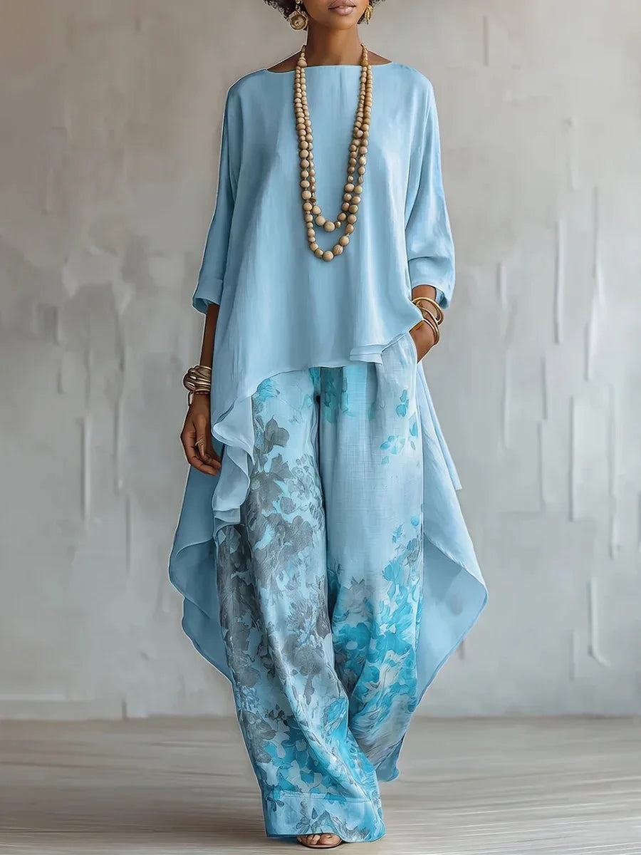 Cassidy Printed Loose Two-Piece Set
