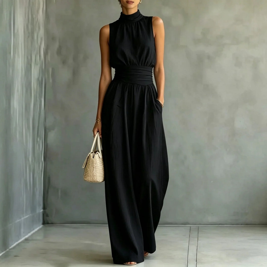 Kayla Sleeveless Wide Leg Jumpsuit