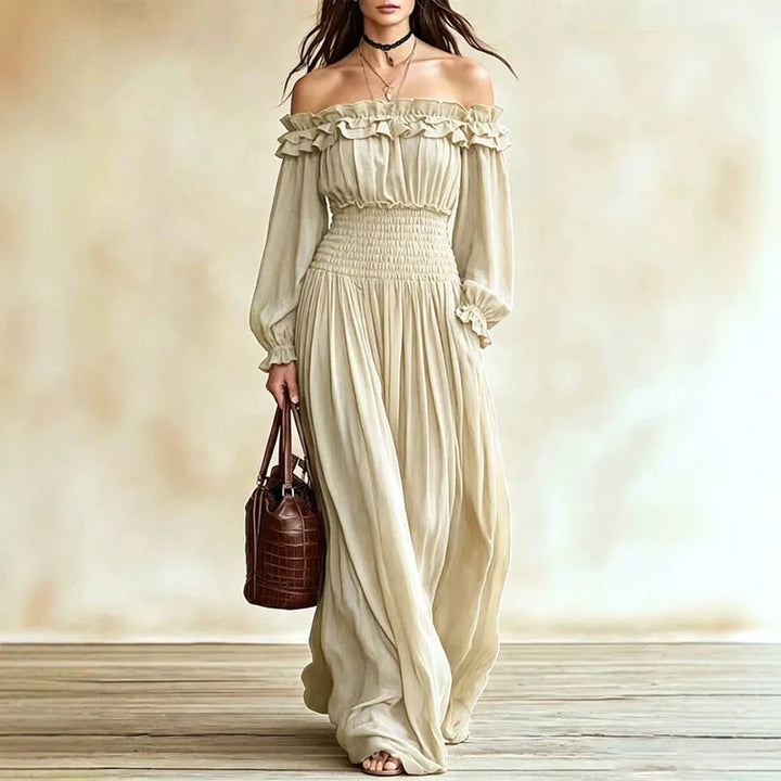 Calista Off Shoulder Maxi Dress
